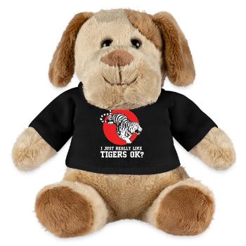 Weißer Tiger - MiniFeet® Hund Helge - Schwarz - Vorne