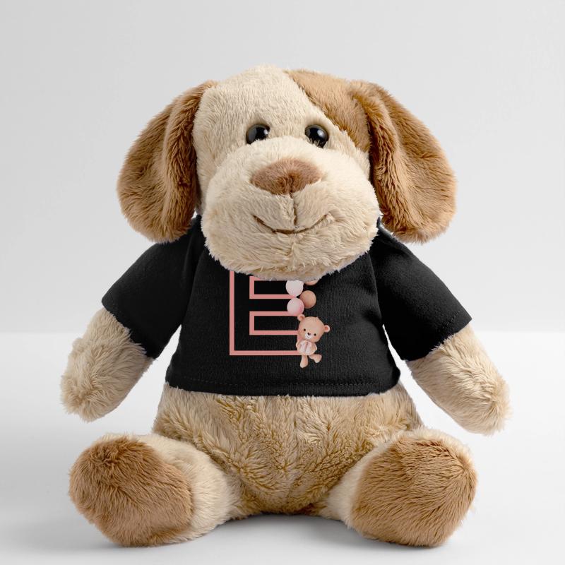 Lettre e rose ours Chien en peluche Helge MiniFeet®