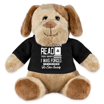Book Addicted To Book - MiniFeet® Dog Helge - black - Front
