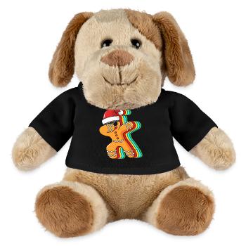 Gingerbread Man Gingerbread Heart Gingerbread Snacking - MiniFeet® Dog Helge - black - Front