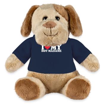 Petite amie Petite amie Relation Couple Amour Couple - Chien en peluche Helge MiniFeet® - bleu marine - Devant