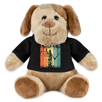 Rechtsanwalt Justiz Rechtsanwalt - MiniFeet® Hund Helge - Schwarz - Vorne