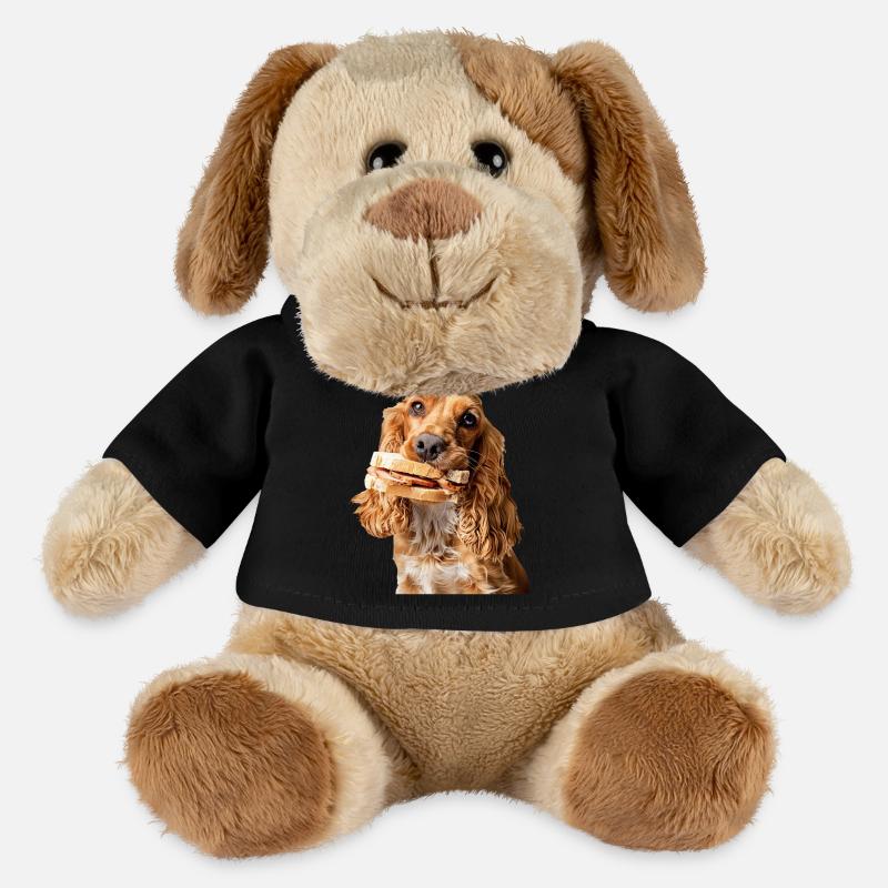 Cocker Spaniel - Chien en peluche Helge MiniFeet® - noir