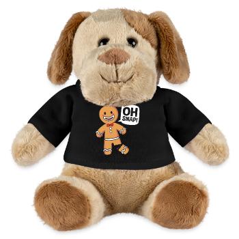 Gingerbread Man Gingerbread Heart Gingerbread Snacking - MiniFeet® Dog Helge - black - Front