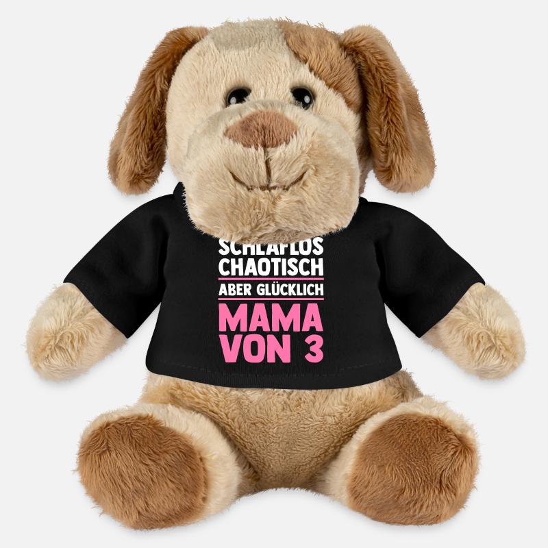 Mama Von 3 Kindern - MiniFeet® Hund Helge - Schwarz