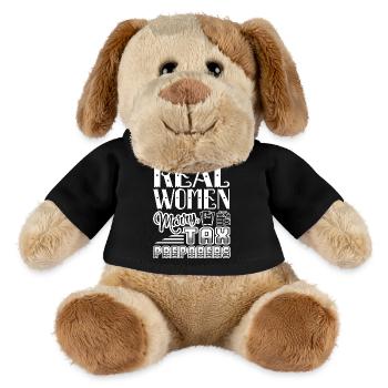 Tax Preparer Real Men Marry Tax Preparers - MiniFeet® Dog Helge - black - Front