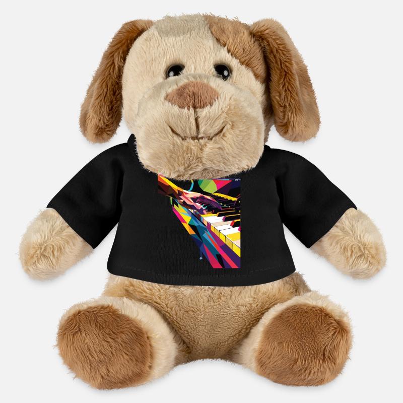 Klavier - MiniFeet® Hund Helge - Schwarz