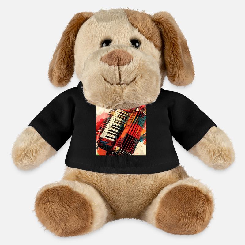 Akkordeon - MiniFeet® Hund Helge - Schwarz