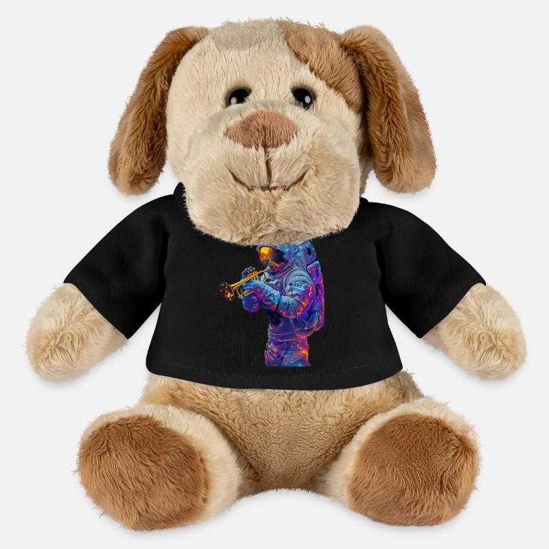 Astronaut Trompete - MiniFeet® Hund Helge - Schwarz