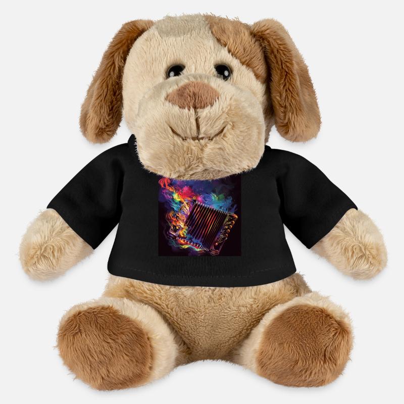 Akkordeon - MiniFeet® Hund Helge - Schwarz