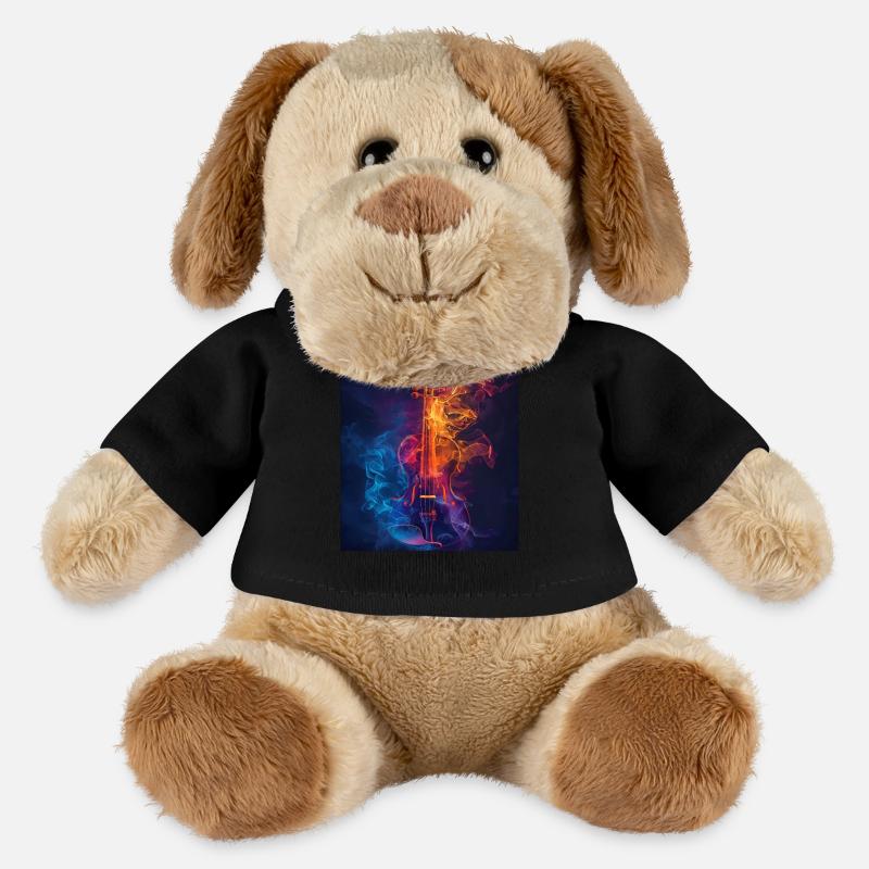 Violon - Chien en peluche Helge MiniFeet® - noir