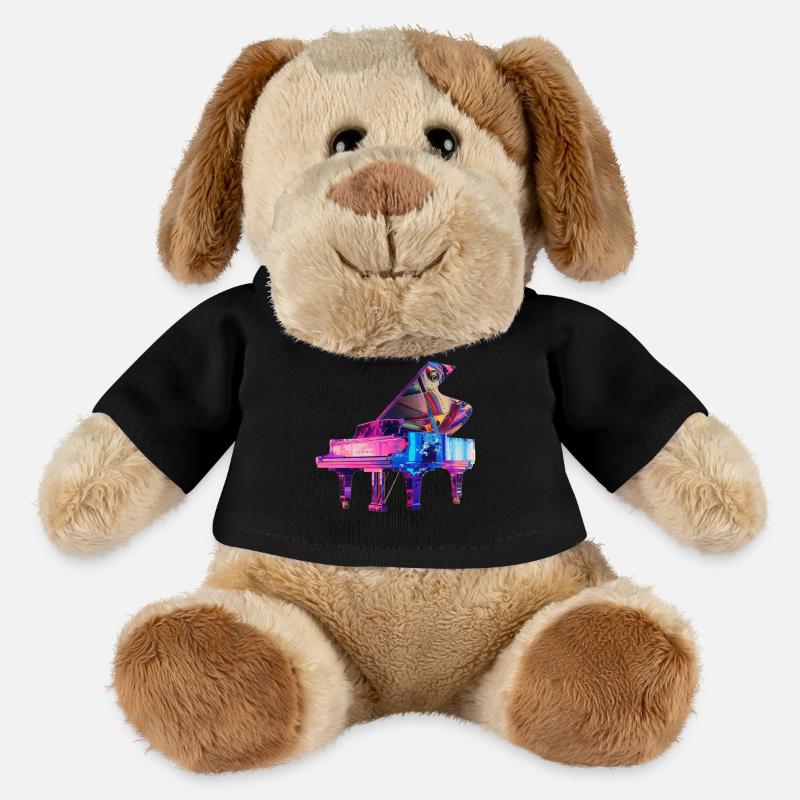 Klavier - MiniFeet® Hund Helge - Schwarz