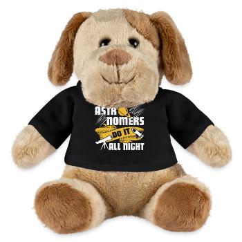 Astronomer Astronomers Do It All Might - MiniFeet® Dog Helge - black - Front