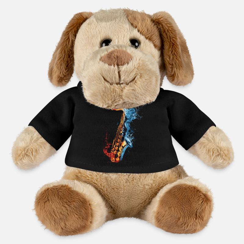 Saxophon - MiniFeet® Hund Helge - Schwarz