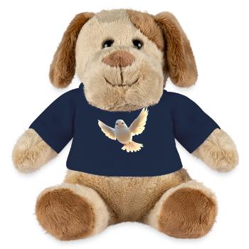 Taube Weiß Frieden Peace Ringeltaube Weiße Tauben - MiniFeet® Hund Helge - French Navy - Vorne