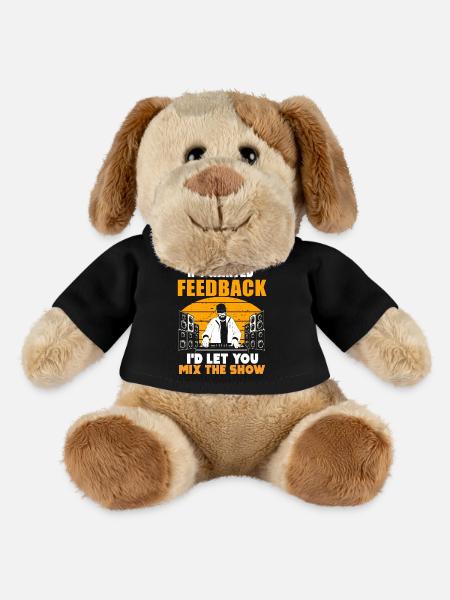 If I Wanted Feedback Sound Engineer - MiniFeet® Dog Helge - black