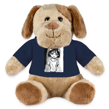 Cartoon-Alternativ-Mädchen - MiniFeet® Hund Helge - French Navy - Vorne