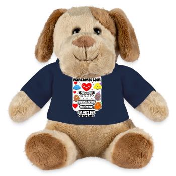 A heart of gold – versatile design - MiniFeet® Dog Helge - french navy - Front