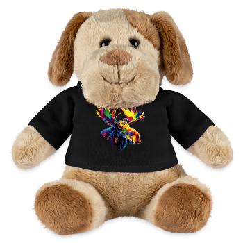 Orignal, Mosses, Bull, Eli, Bois, Cerf, Orignal sauvage - Chien en peluche Helge MiniFeet® - noir - Devant