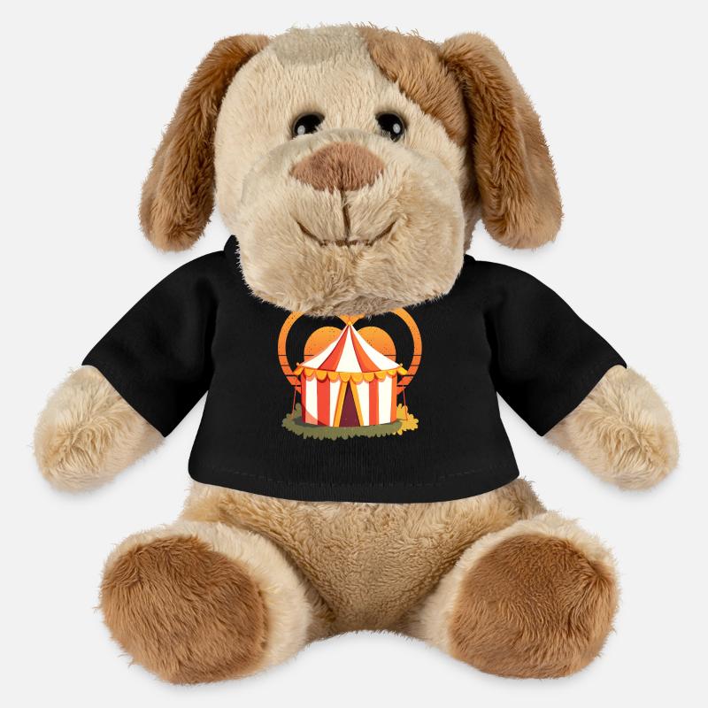 Cirque - Chien en peluche Helge MiniFeet® - noir