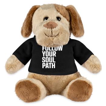 Follow Your Soul Path Inspirational - MiniFeet® Dog Helge - black - Front
