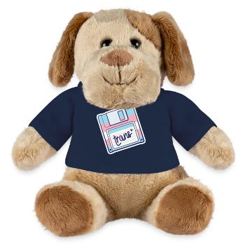 Transgender Trans LGBT Pride - MiniFeet® Dog Helge - french navy - Front