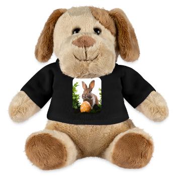 Osterhase - MiniFeet® Hund Helge - Schwarz - Vorne