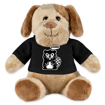 Verdammter Biber - MiniFeet® Hund Helge - Schwarz - Vorne