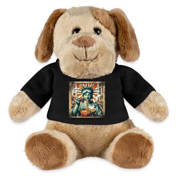 Statue of Liberty Ramen - MiniFeet® Dog Helge - black - Front
