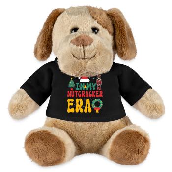 Weihnachten Xmas Spruch In My Nutcracker Era - MiniFeet® Hund Helge - Schwarz - Vorne