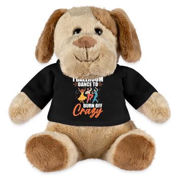 Danseuse de salon Cadeau Partenaire de danse - Chien en peluche Helge MiniFeet® - noir - Devant