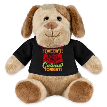 Gambling Fan I'm Going To Casino Tonight Casino - MiniFeet® Dog Helge - black - Front