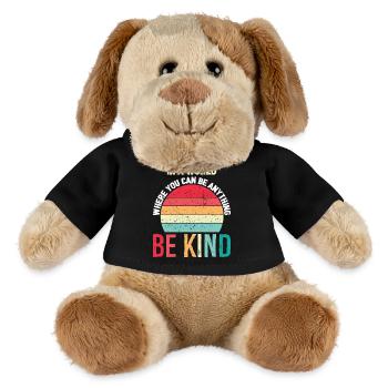 In-A-World-Where-You-Can-Be-Anything-support-Ki - MiniFeet® Hund Helge - Schwarz - Vorne