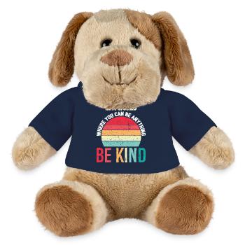 In-A-World-Where-You-Can-Be-Anything-support-Ki - MiniFeet® Hund Helge - French Navy - Vorne
