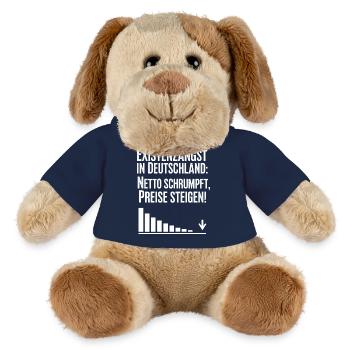 Existential fear in Germany - MiniFeet® Dog Helge - french navy - Front