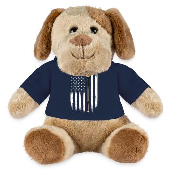 Billard US-Flagge Pool Halle Patriotischer Queuespieler - MiniFeet® Hund Helge - French Navy - Vorne