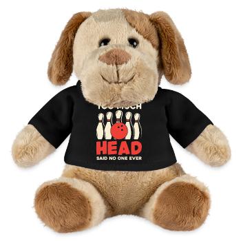 Bowling Humor Zu Viel Kopf - MiniFeet® Hund Helge - Schwarz - Vorne