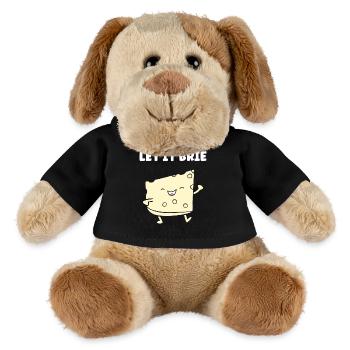 Humor brie cheese - MiniFeet® Dog Helge - black - Front