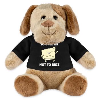 Humor brie cheese - MiniFeet® Dog Helge - black - Front