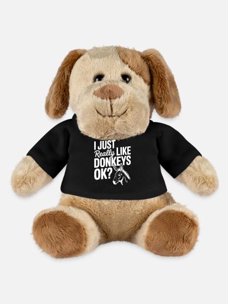I Just Really Like Donkeys Ok? - MiniFeet® Dog Helge - black