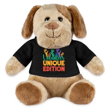 Bénévole Édition Unique Appréciation des Bénévoles - Chien en peluche Helge MiniFeet® - noir - Devant
