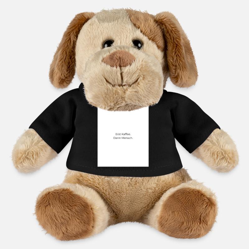 Erst Kaffee Dann Mensch - MiniFeet® Hund Helge - Schwarz