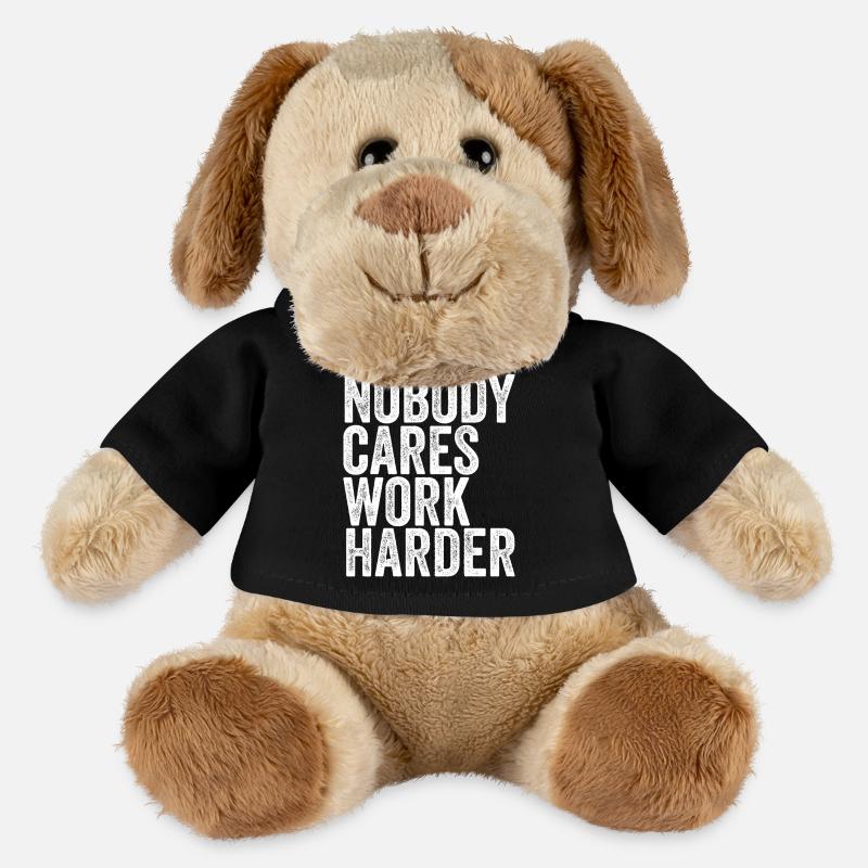 Nobody Cares Work Harder - MiniFeet® Hund Helge - Schwarz