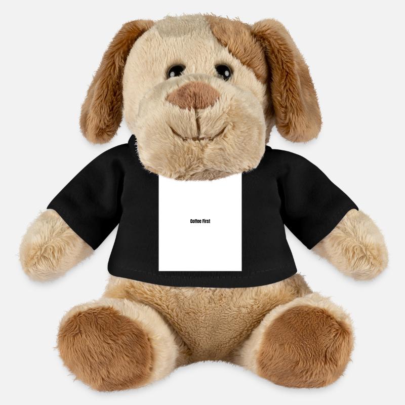 Coffee first - MiniFeet® Dog Helge - black