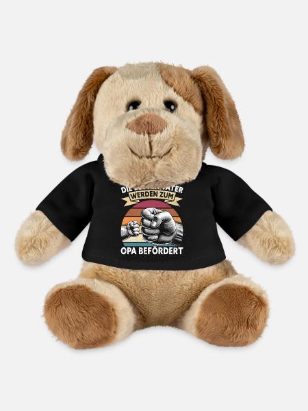 Die Besten Väter Werden Zum Opa Befördert - MiniFeet® Hund Helge - Schwarz
