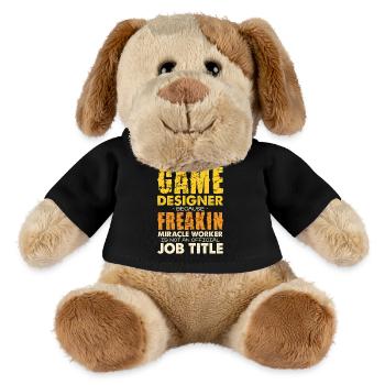 Game Designer Wunderwerker - MiniFeet® Dog Helge - black - Front