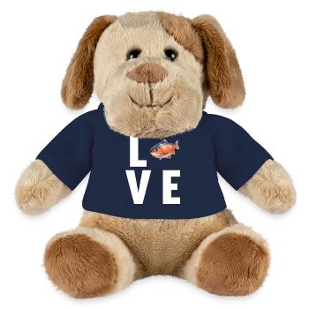 Lachse Lachs - MiniFeet® Hund Helge - French Navy - Vorne