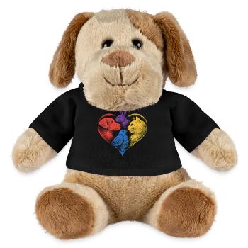 Tierarzt Tiermediziner - MiniFeet® Hund Helge - Schwarz - Vorne
