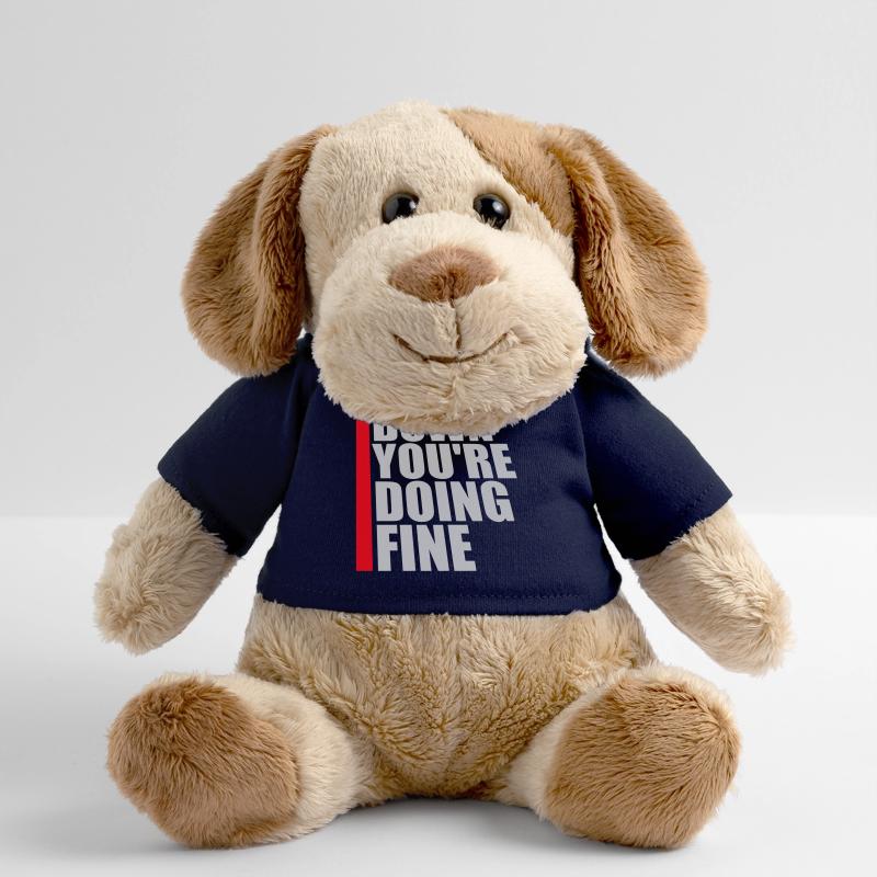 Slow Down You're Doing Fine Motivation Saying Logo MiniFeet® Dog Helge