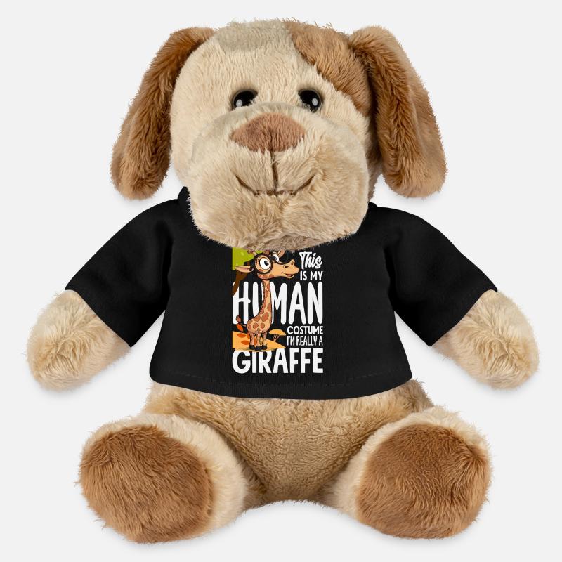 Menschen Kostüm Ich bin eine Giraffe - MiniFeet® Hund Helge - Schwarz